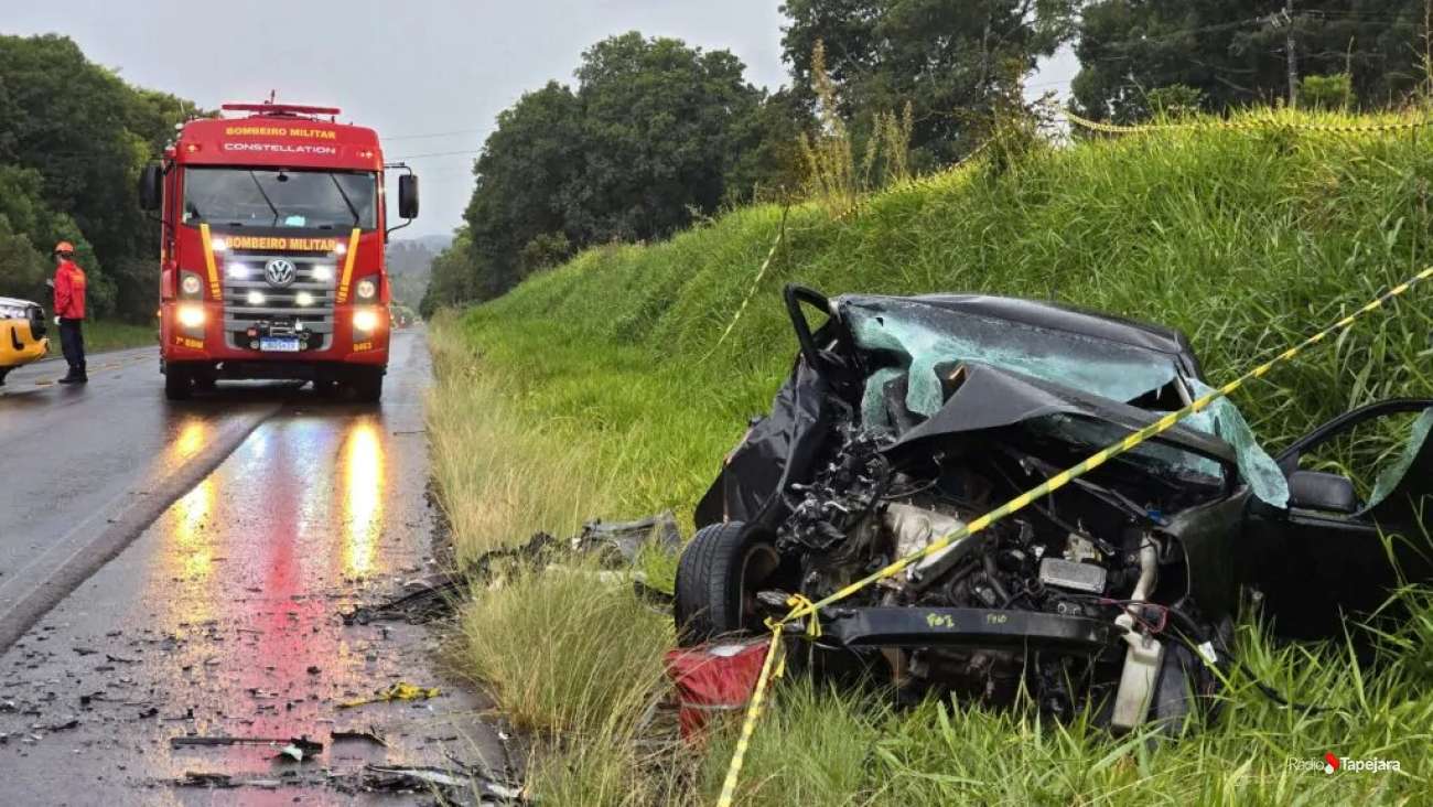 Grave acidente de trânsito é registrado na RSC-153, entre Passo Fundo e Ernestina