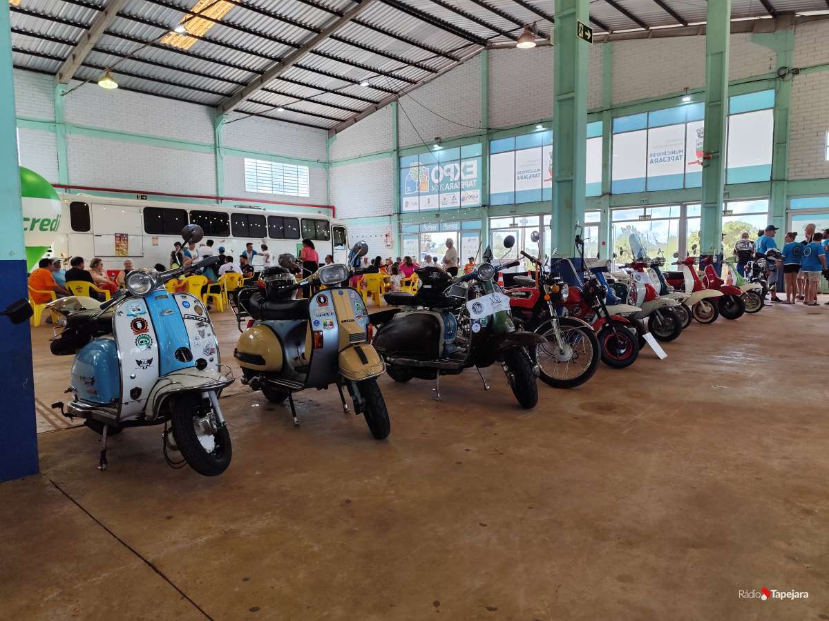 Mais de 150 participantes marcam presença no 16º Encontro Nacional de Lambretas e Vespas em Tapejara