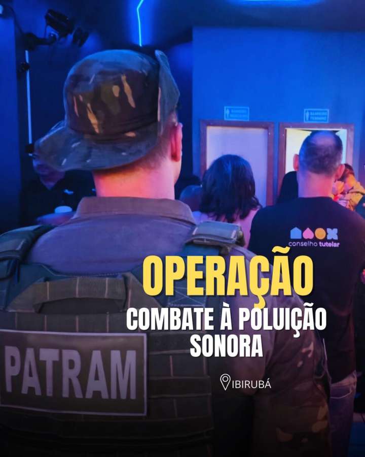 Operação Integrada combate à poluição sonora em Ibirubá
