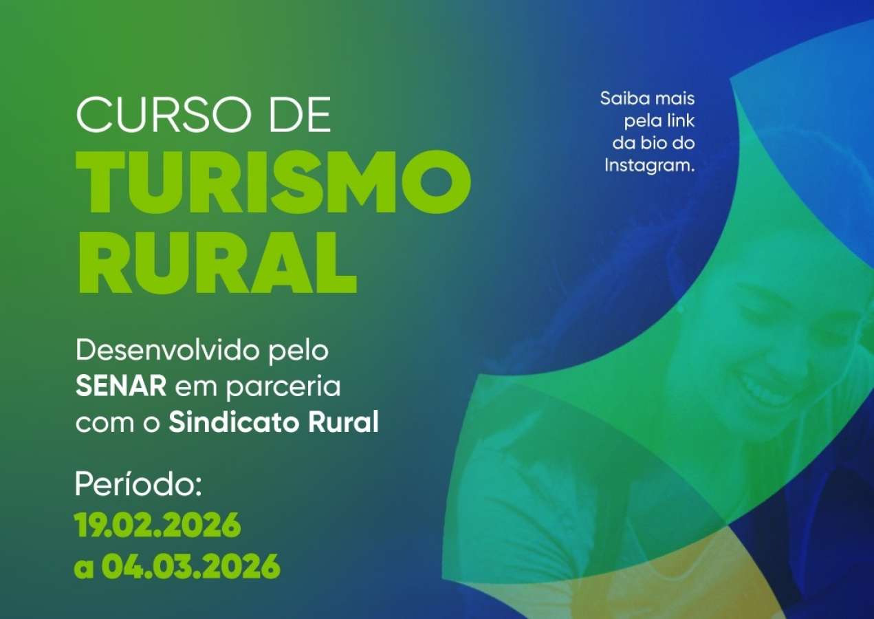 Pré-inscrições abertas para curso de Turismo Rural em Santa Cecília do Sul