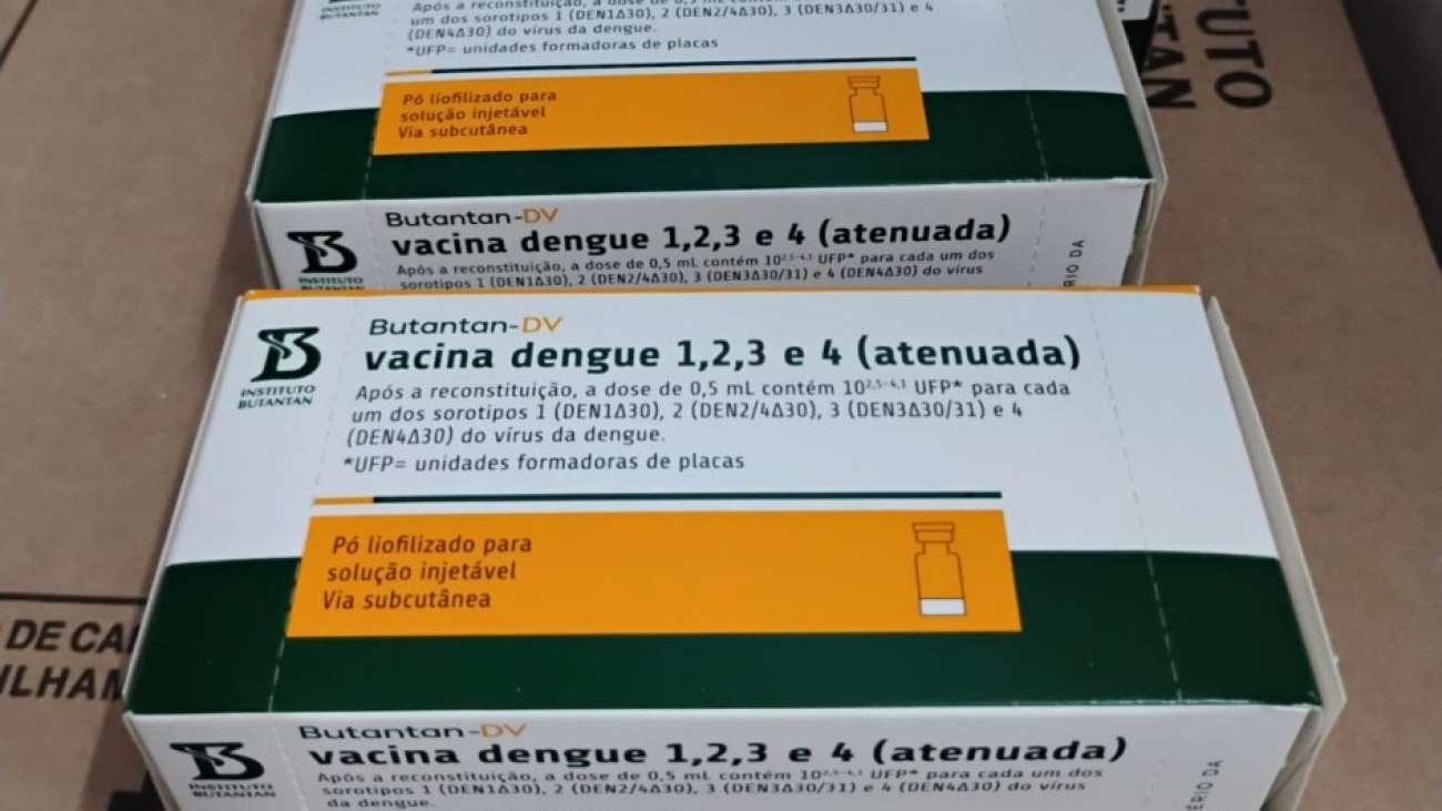 Governo do Estado inicia distribuição de vacina contra dengue para profissionais da atenção primária em saúde