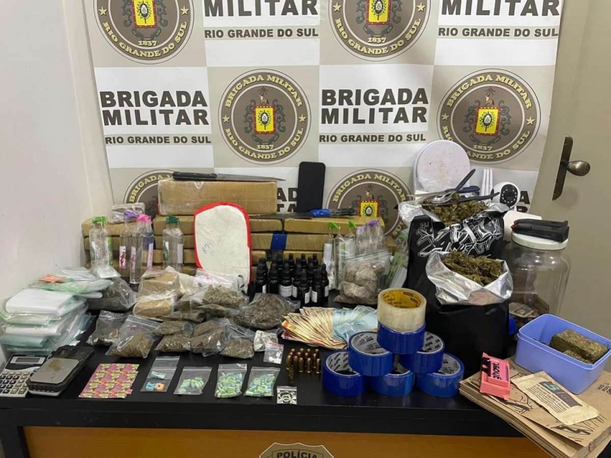 Ação contínua da operação resulta em grande apreensão de drogas no bairro São José, em Passo Fundo