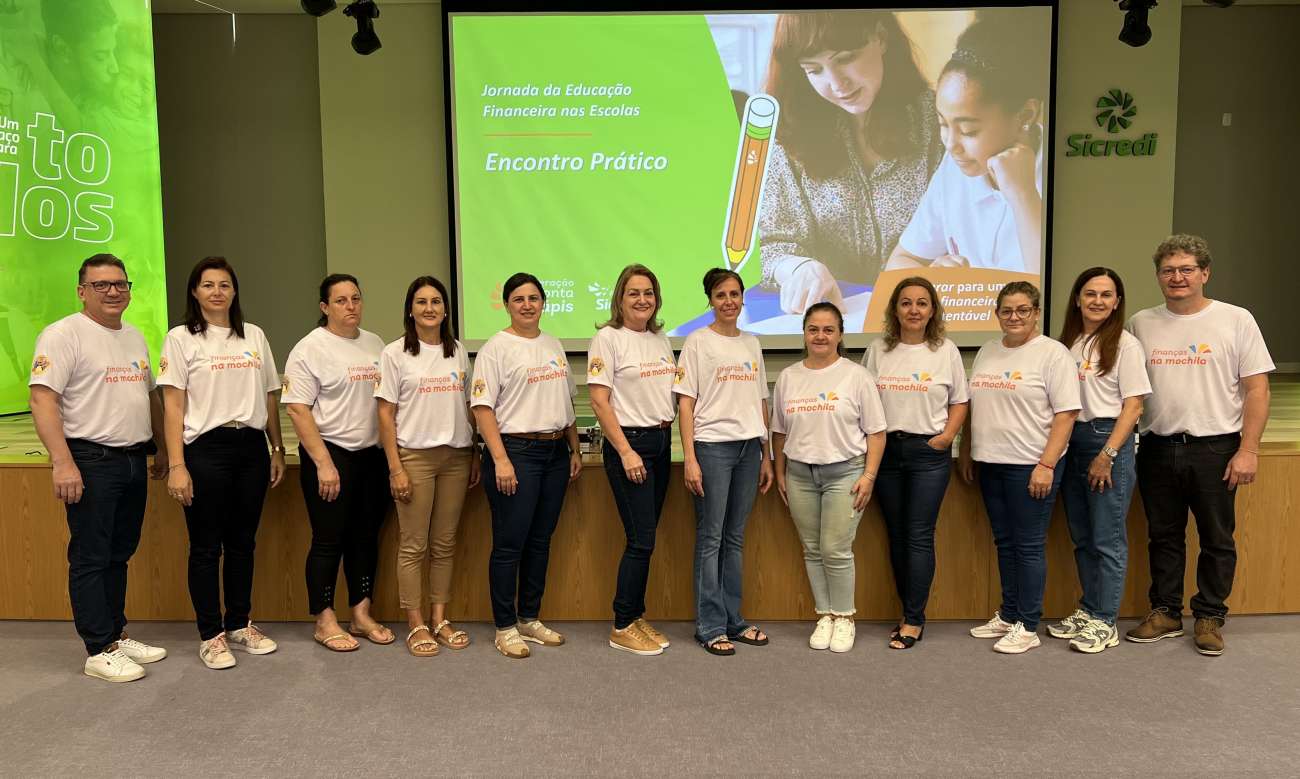Professores de Charrua e Santa Cecília do Sul iniciam formação do programa Finanças na Mochila