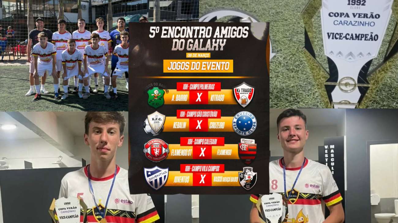 Galaxy FC é vice-campeão da Copa Verão de Carazinho na categoria de base