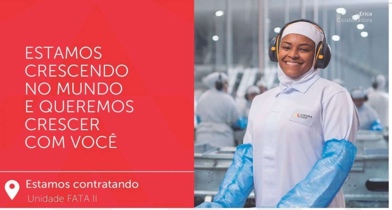 Aurora Coop realiza feirão de empregos neste sábado em Tapejara