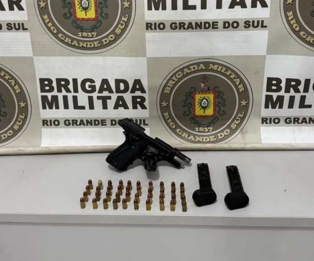 BM prende homem por posse irregular de arma de fogo em Erebango