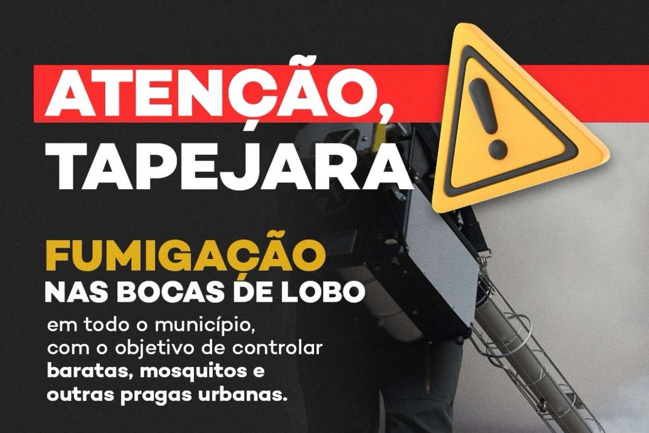 Tapejara realizará fumigação nas bocas de lobo para controle de pragas urbanas