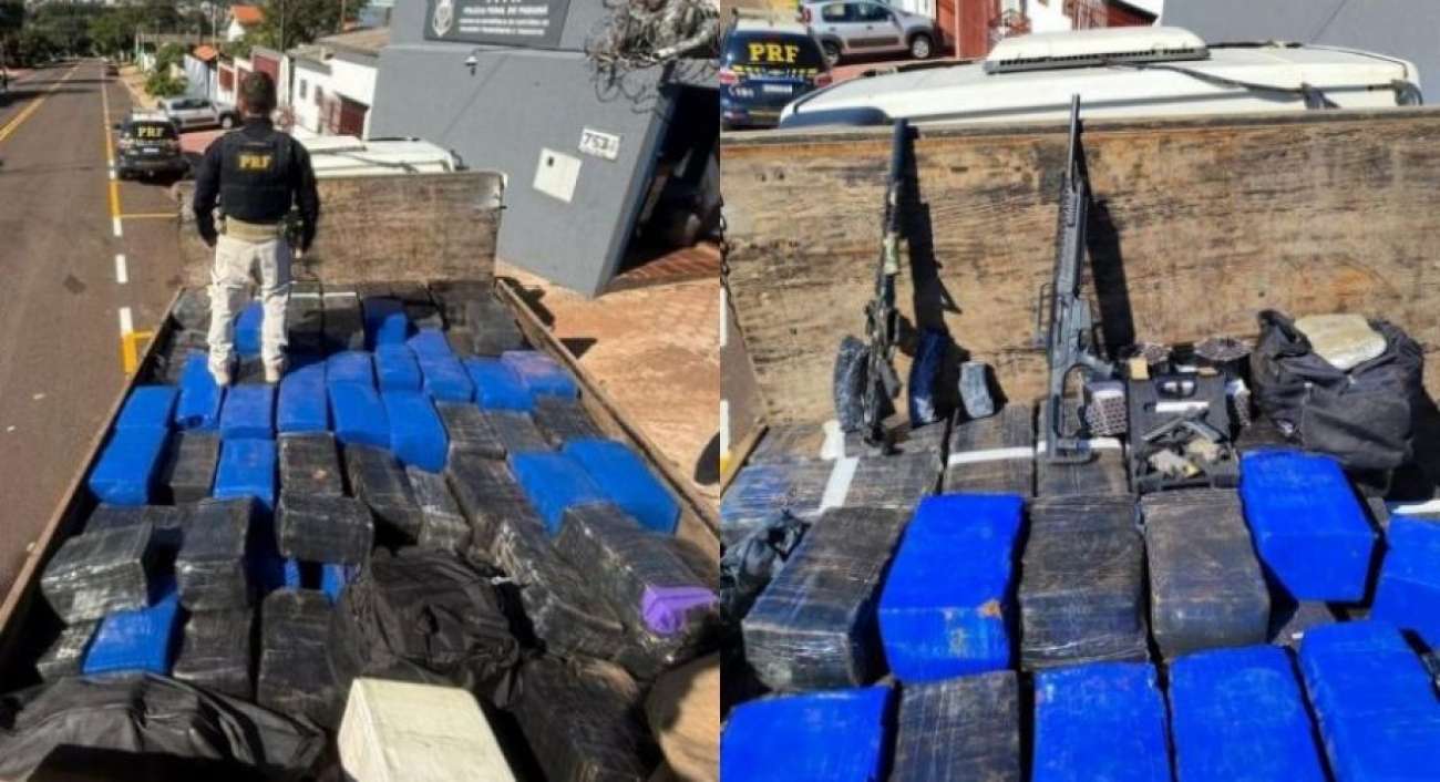 Lagoense é preso com mais de 3,5 toneladas de drogas e armas no Paraná