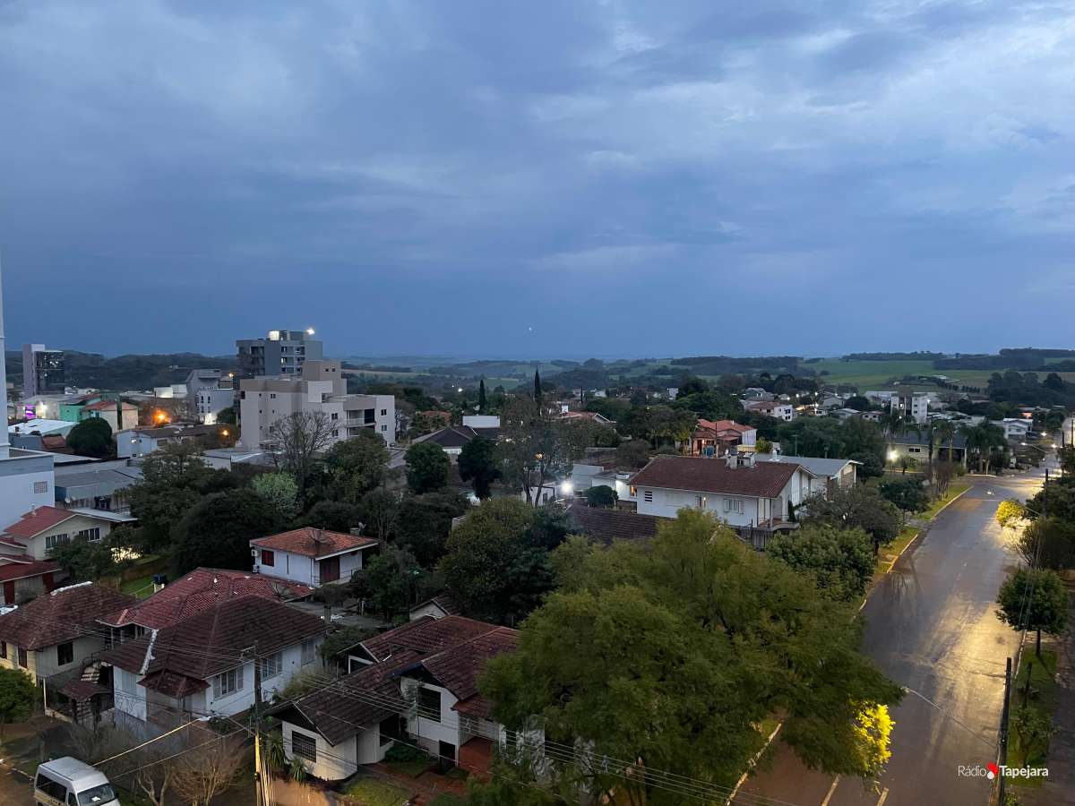 Segunda-feira será de tempo encoberto e chance de chuva em Tapejara