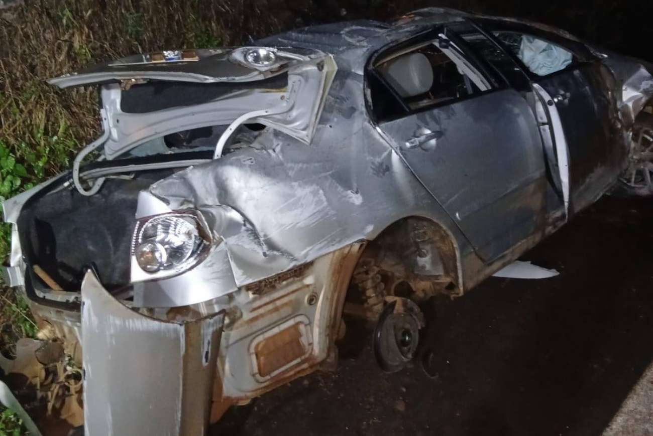 Homem fica ferido em saída de pista na ERS-343, em São José do Ouro