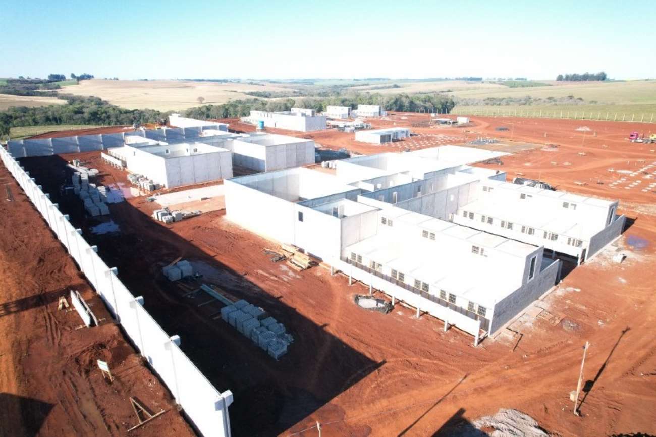 Construção da nova cadeia pública de Passo Fundo atinge mais da metade do cronograma