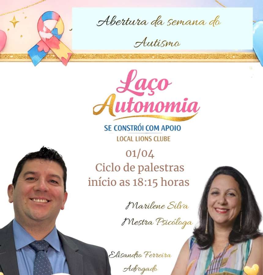 Tapejara abre hoje a Semana do TEA com palestras e conscientização