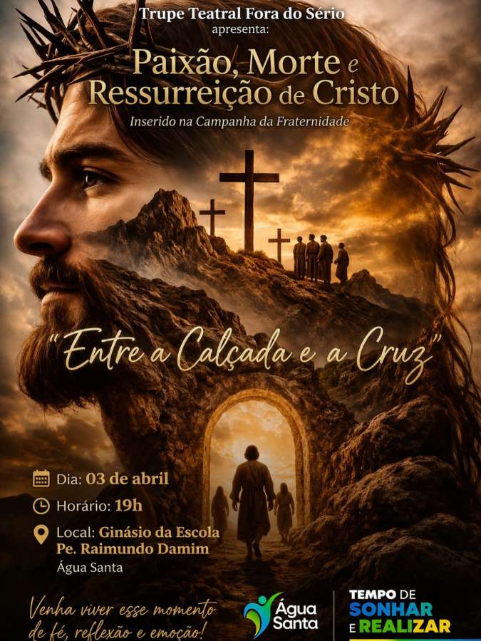 Água Santa promove espetáculo de páscoa na próxima sexta-feira