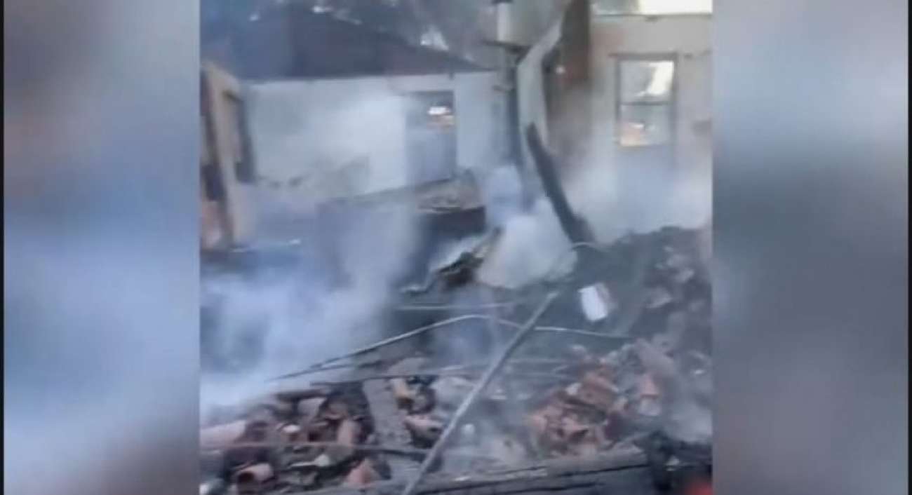 Incêndio destrói residência em área rural de Ibiraiaras