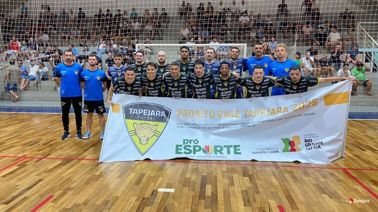 Tapejara Futsal conhece adversários e tabela de jogos na Liga Gaúcha Série B