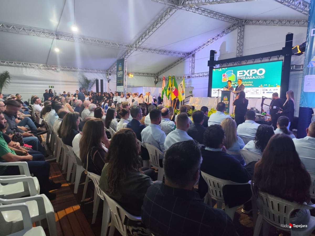Terra do empreendedorismo: abertura oficial marca início da Expo Tapejara 2026