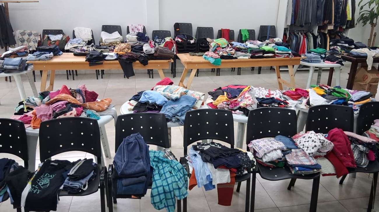 Brecho solidário aquece Tapejara mais uma vez