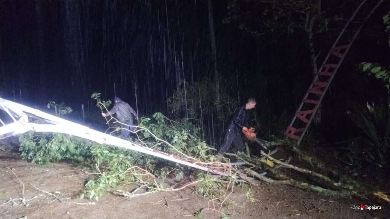 Prefeitura de Ernestina declara situação de emergência após temporal da madrugada de sábado