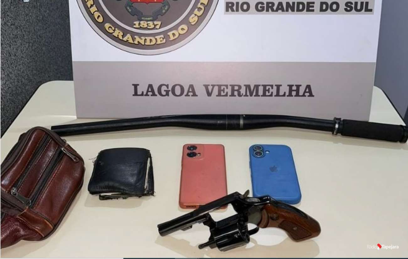 Brigada Militar prende dois homens por porte ilegal de arma em Lagoa Vermelha