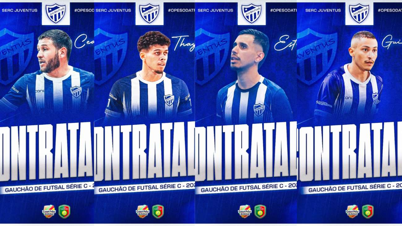 Juventus de Sananduva anuncia quatro reforços para a disputa do Gauchão Série C