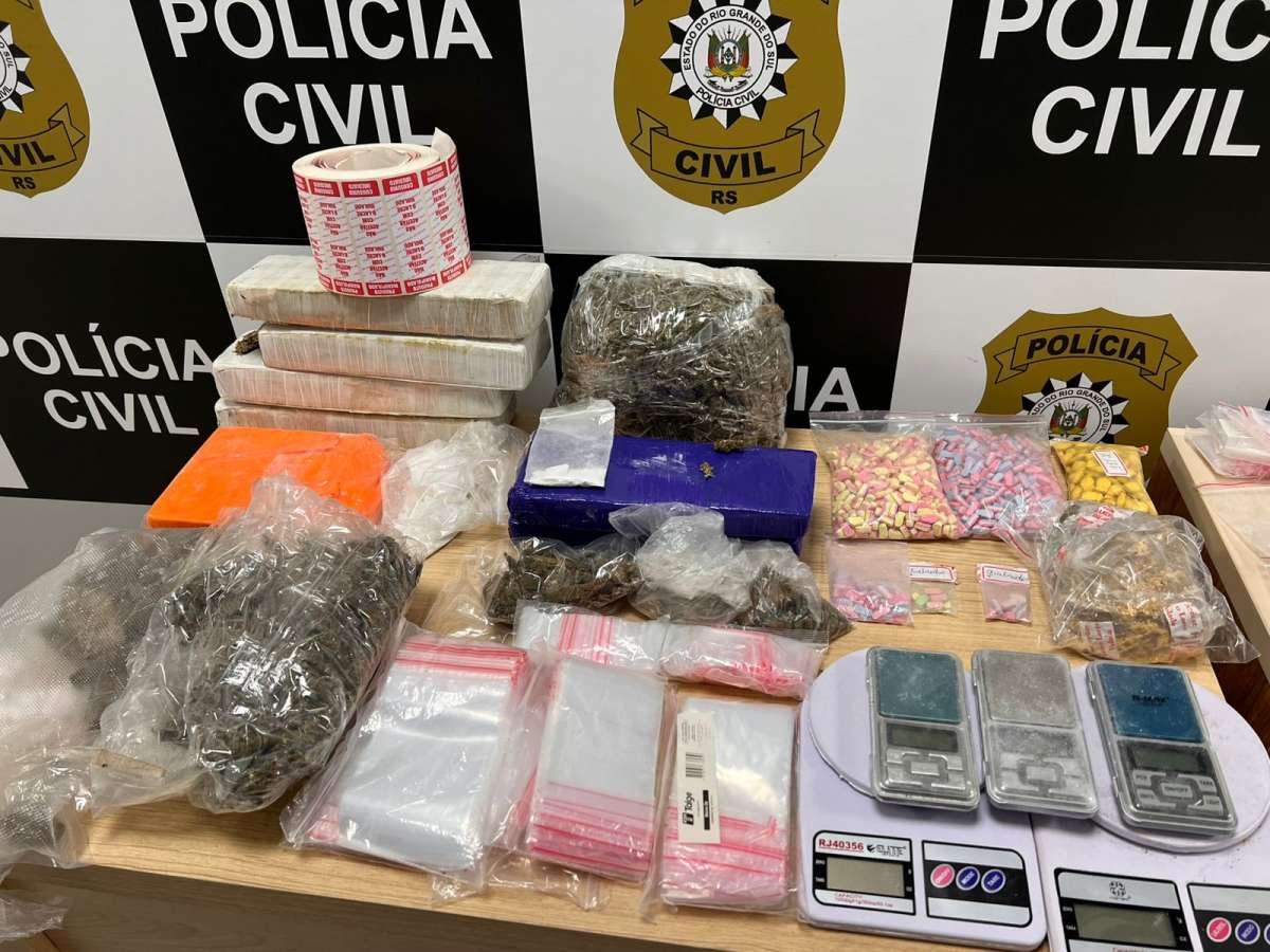Polícia Civil prende mulher em flagrante com drogas avaliadas em mais de R$ 300 mil em Marau