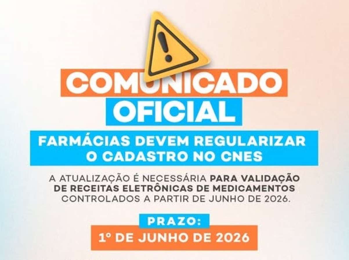 Secretaria de Saúde orienta farmácias de Tapejara sobre atualização obrigatória no CNES