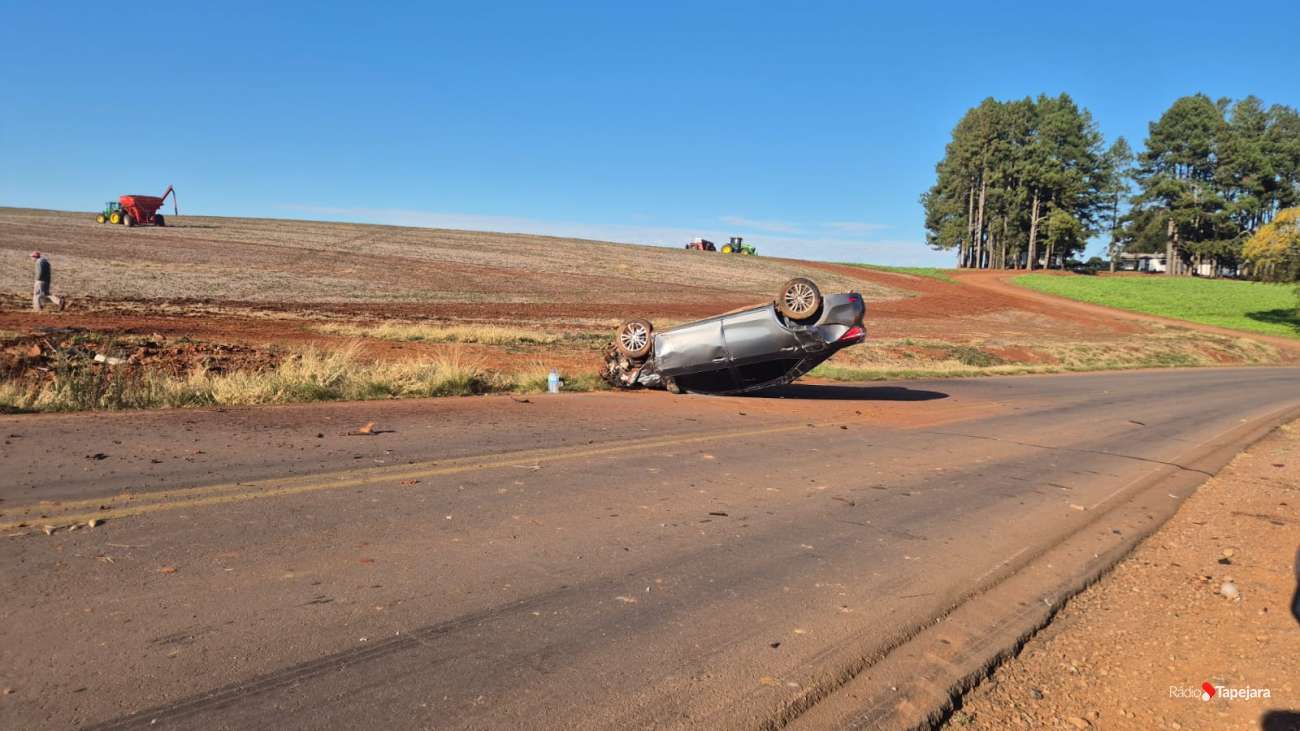 Acidente deixa motorista ferido na ERS-463, entre Coxilha e Tapejara