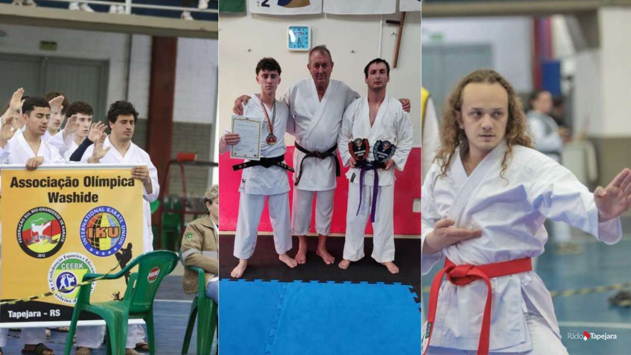 Associação Olímpica Washide, de Tapejara, participa da Copa Askat de Karatê neste fim de semana