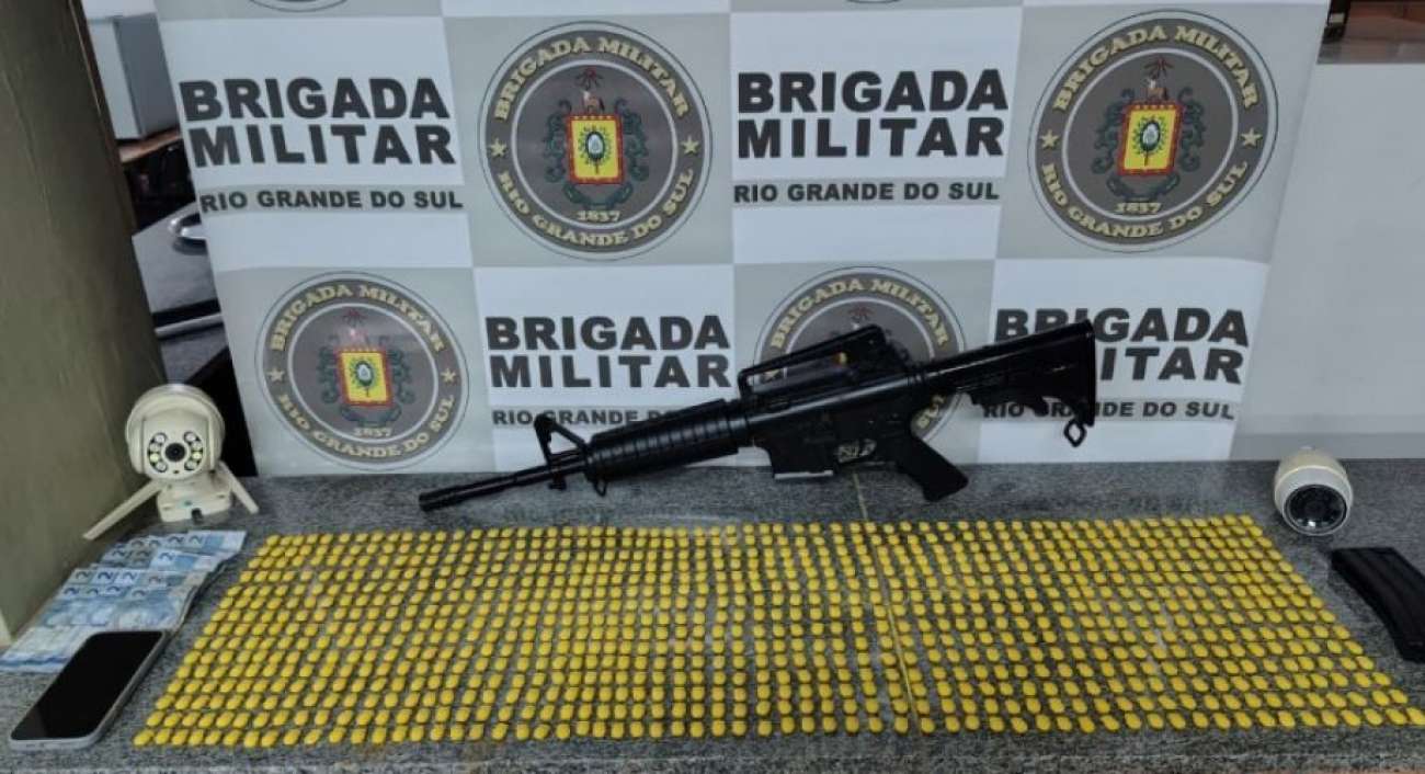 Brigada Militar prende homem com quantidade de drogas em Nova Prata