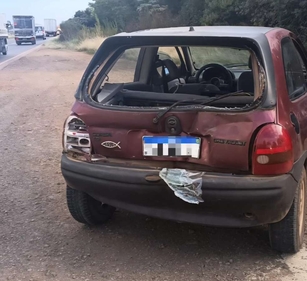 Acidente entre carreta e carro deixa criança ferida na ERS-135 entre Passo Fundo e Coxilha