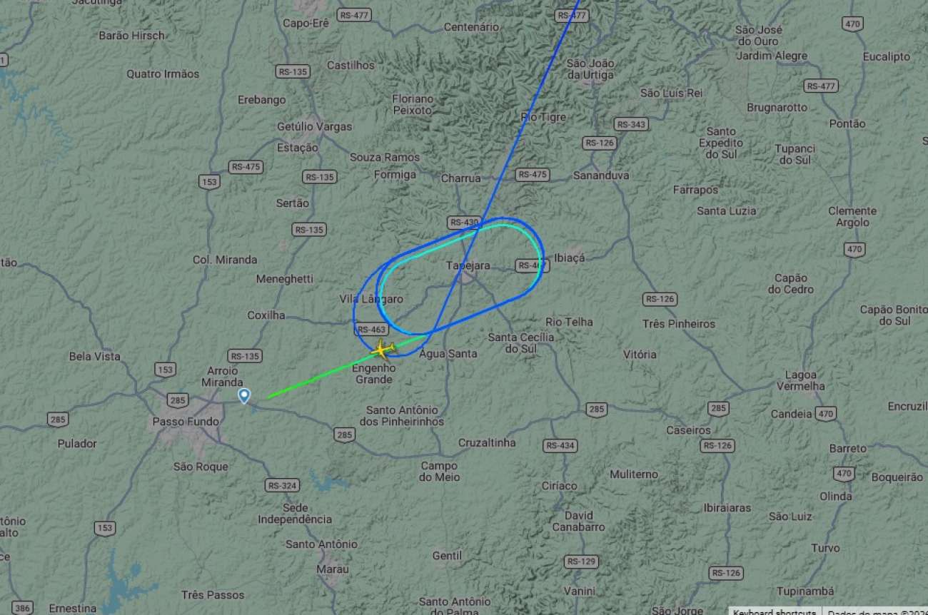Neblina altera operações aéreas e afeta voos em Passo Fundo