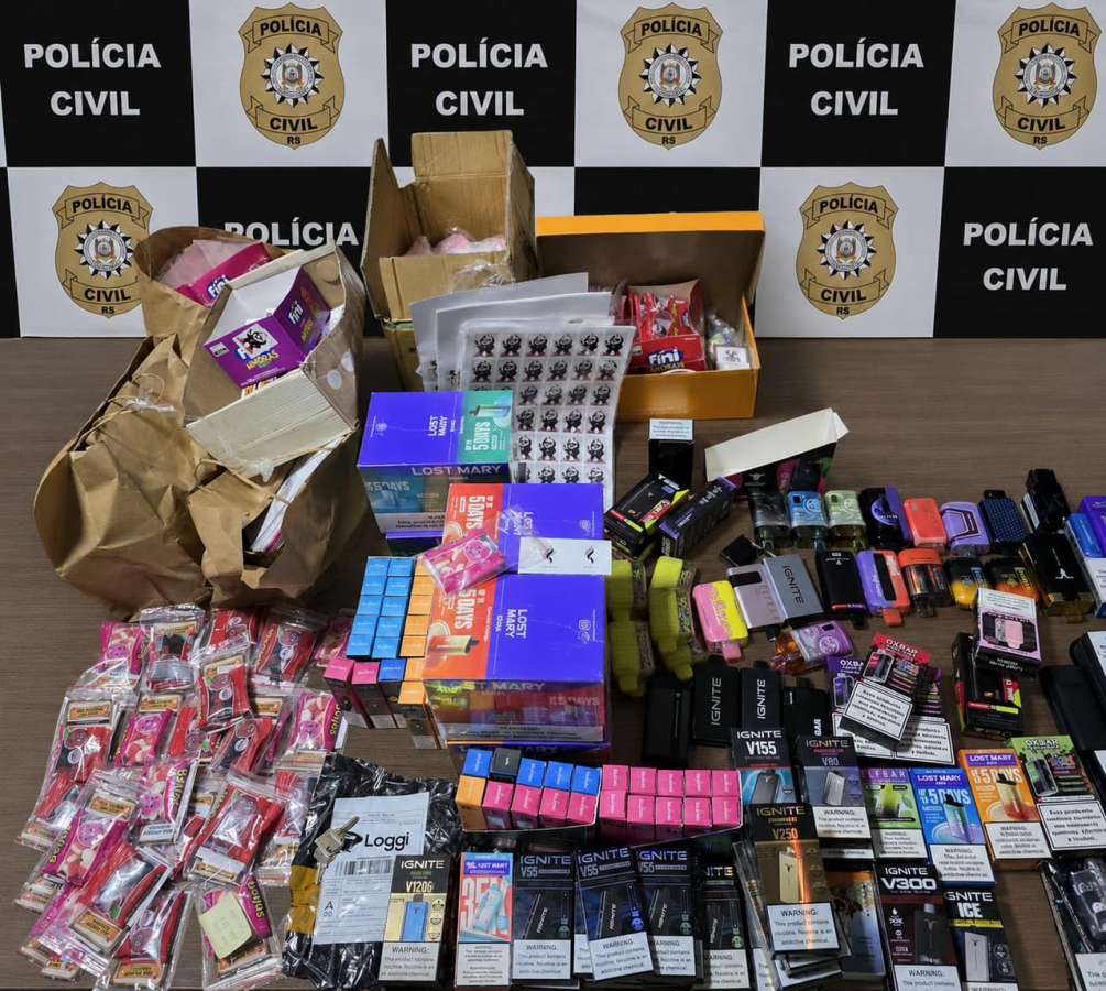 Homem é preso por contrabando de cigarros eletrônicos em Passo Fundo