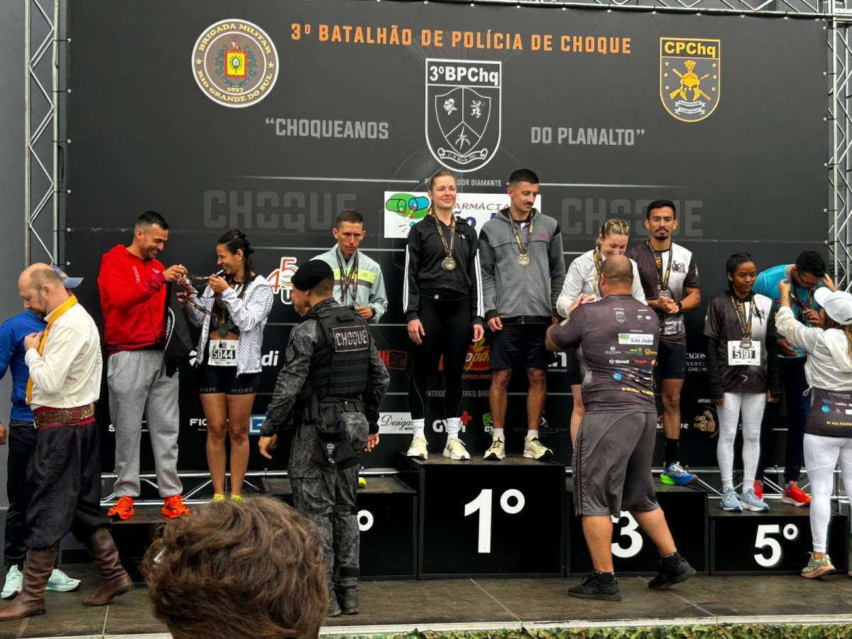 Alexsander Gomes conquista pódio na 4ª Corrida do 3º BPChoque em Passo Fundo