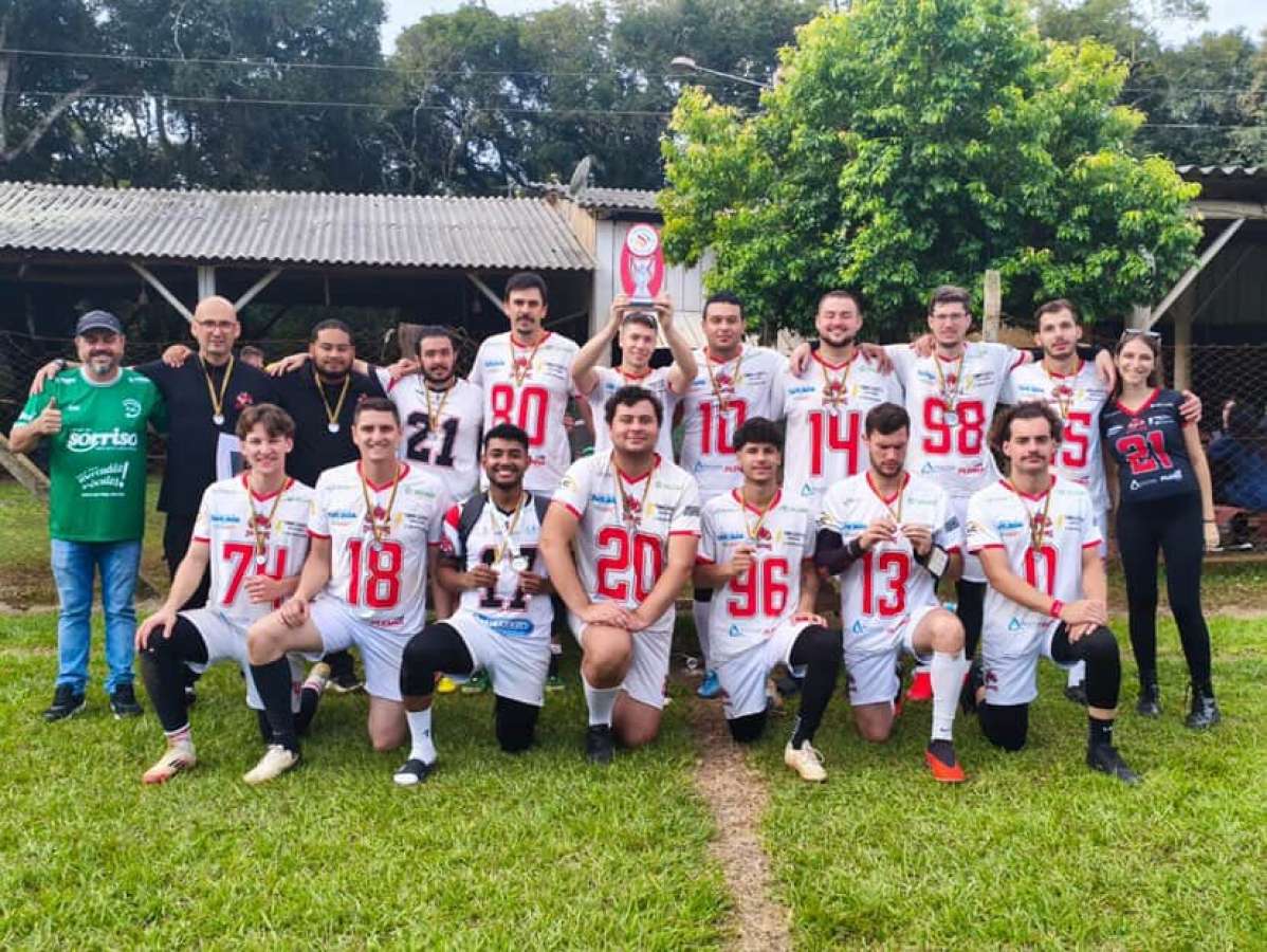 Tapejara Dragons conquista vice-campeonato na 1ª Copa da Liga Gaúcha de Flag Football