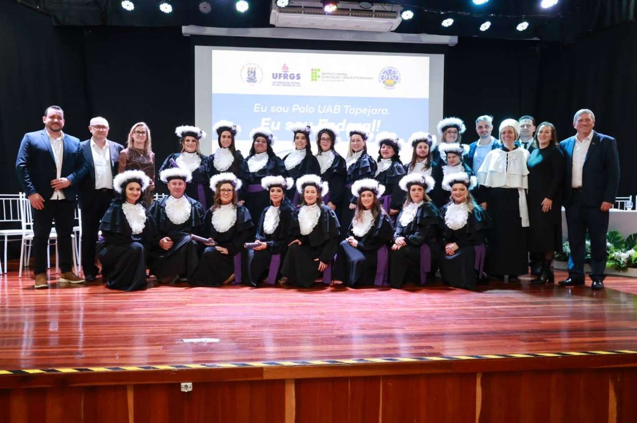 Formatura do curso de Pedagogia do IFSul marca conquista acadêmica no Polo UAB de Tapejara