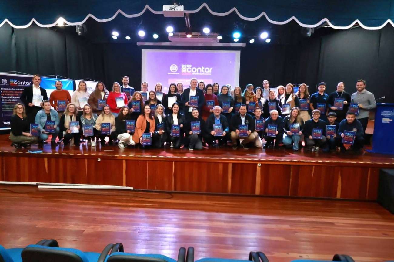 Tapejara lança oficialmente Movimento Contar e implanta modelo pioneiro de educação financeira na rede municipal