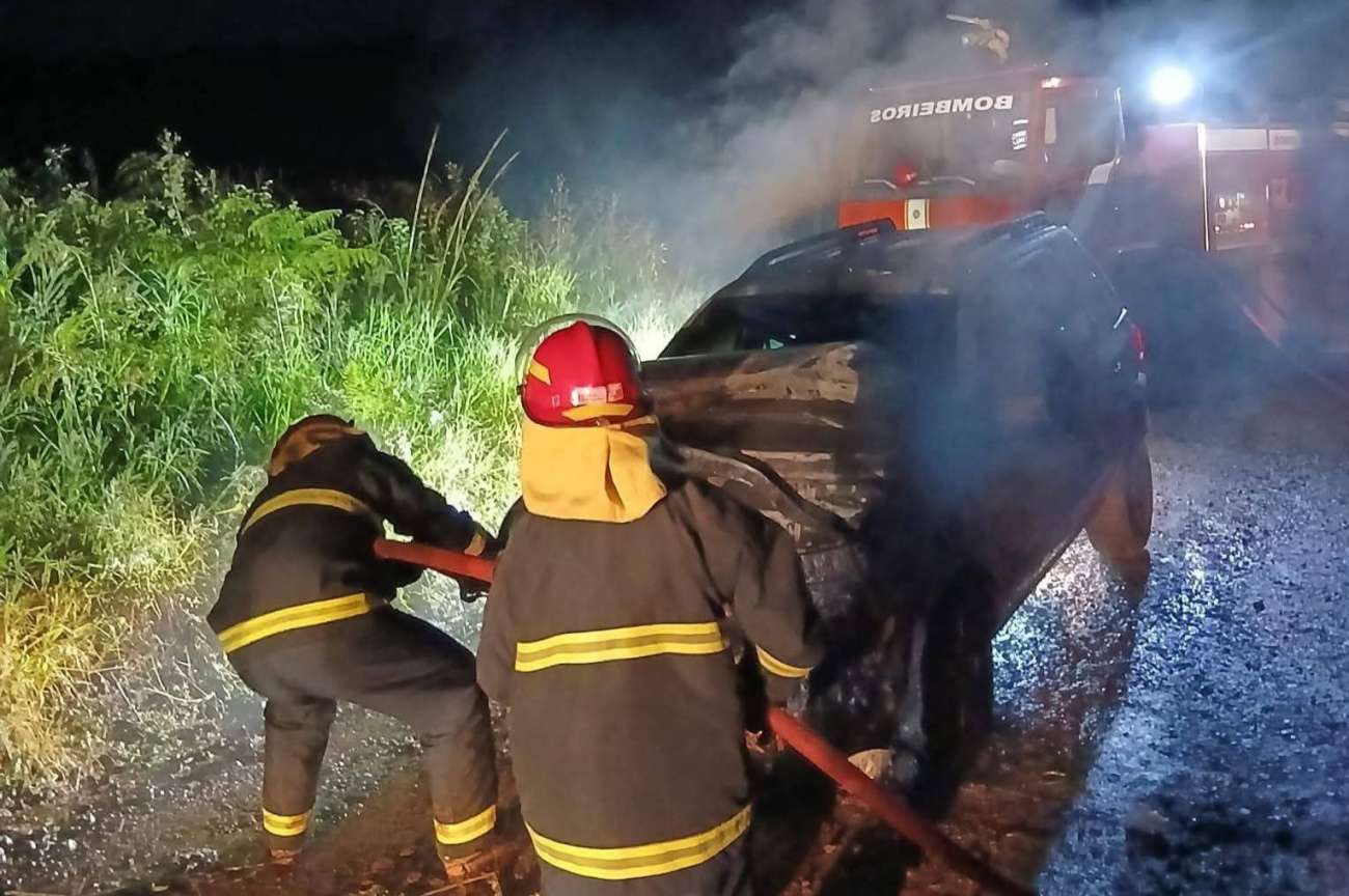 Incêndio atinge veículo no interior de São José do Ouro