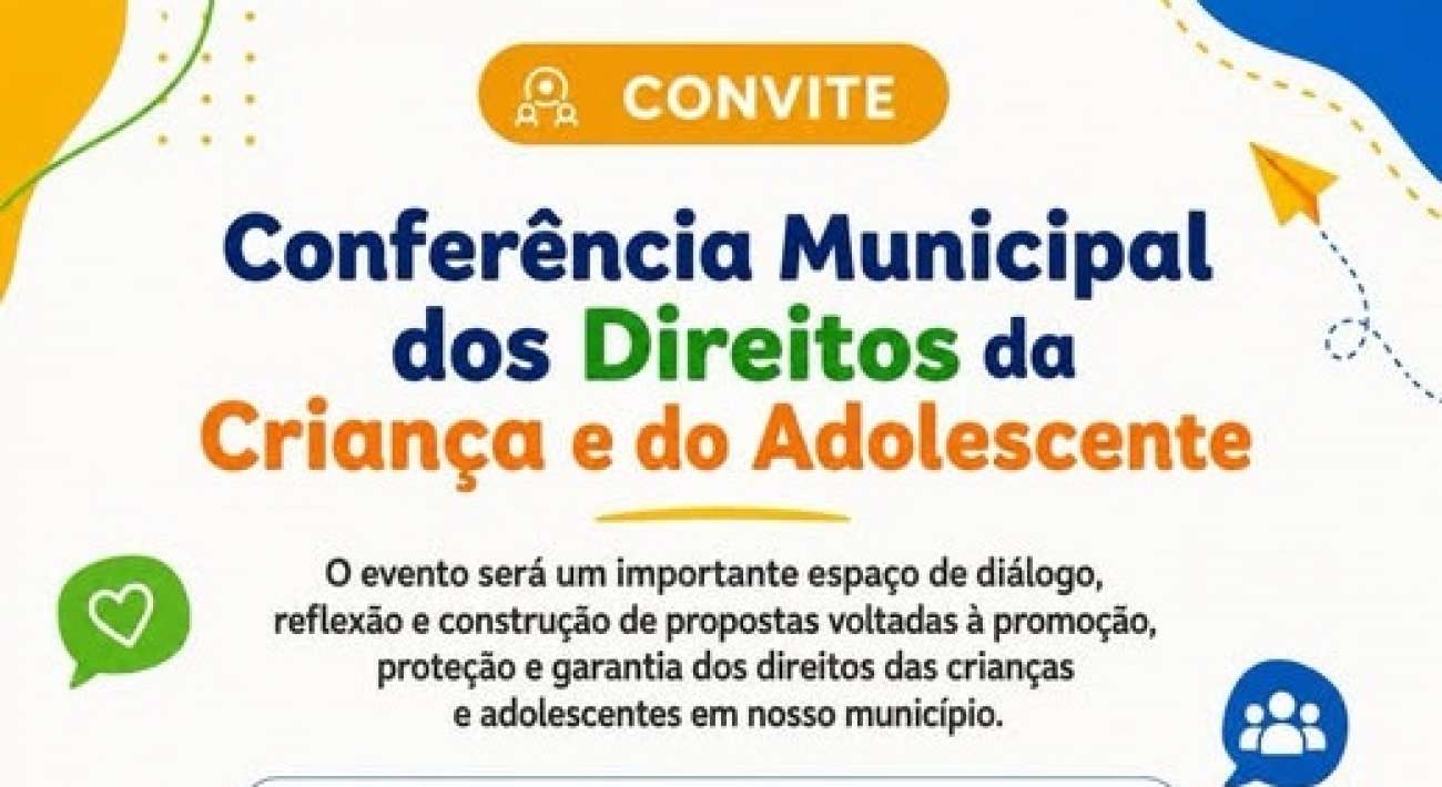 Santa Cecília do Sul realizará Conferência Municipal dos Direitos da Criança e do Adolescente