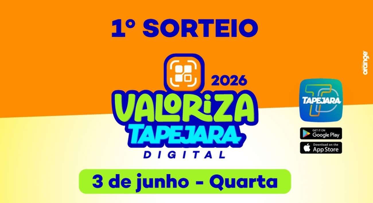 Primeiro sorteio do Valoriza Tapejara Digital 2026 acontece nesta quarta-feira
