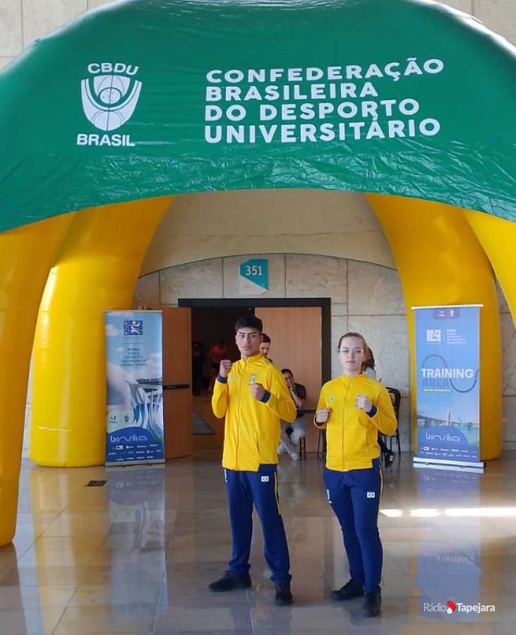 Delegação tapejarense está em Brasília para a disputa do Campeonato Mundial Universitário de Muaythai