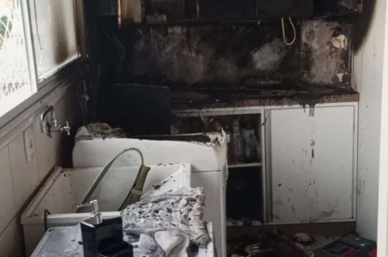 Princípio de incêndio atinge apartamento no centro de Lagoa Vermelha