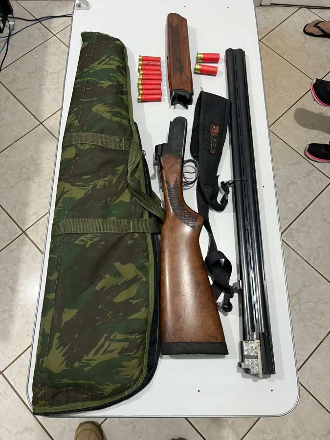 Três pessoas são autuadas após apreensão de armas em Ernestina