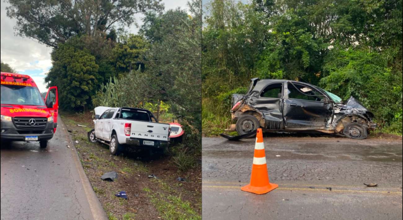 Colisão deixa uma pessoa ferida entre Marau e Passo Fundo