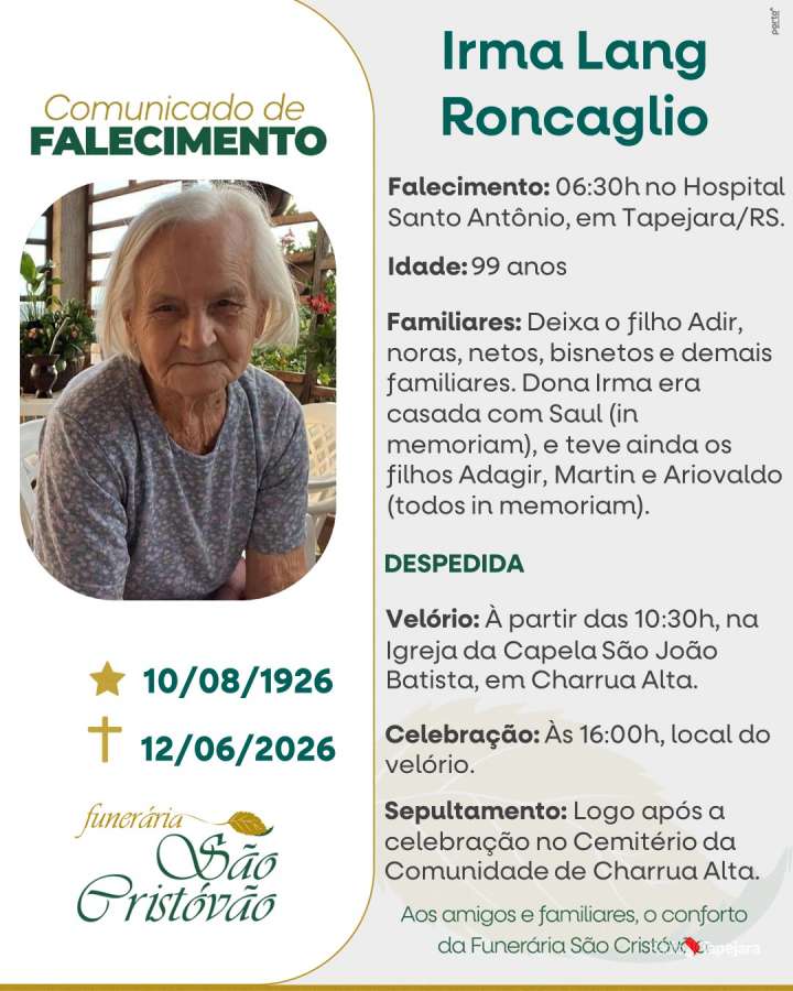 Irma Lang Roncáglio