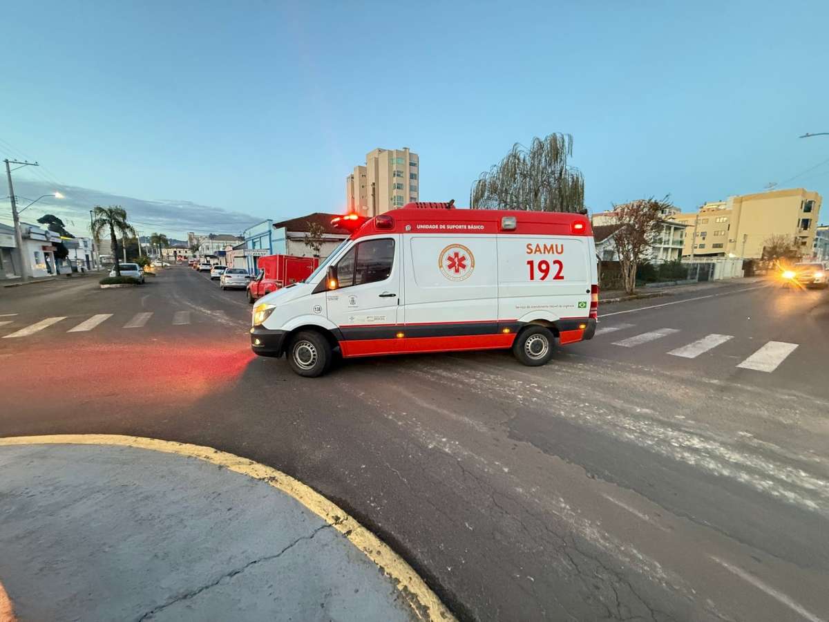 Ciclista é atropelado na área central de Getúlio Vargas