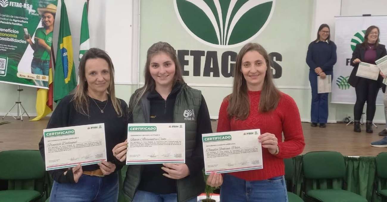 Colaboradoras do STR concluem formação sindical promovida pela FETAG-RS