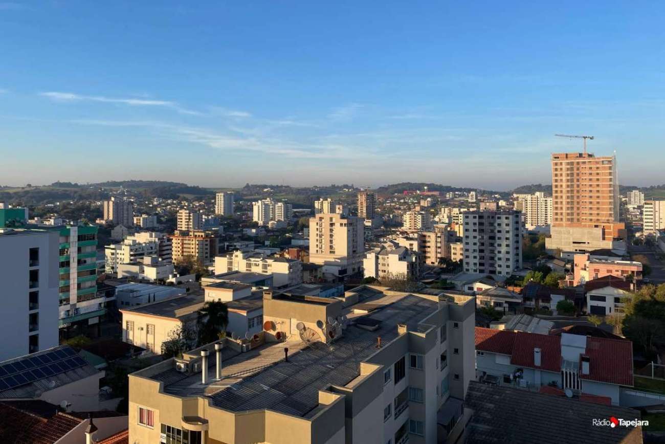 Domingo terá sol e temperaturas amenas em Tapejara