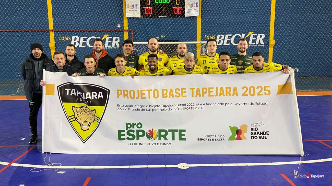 Tapejara Futsal goleia Lokomotiv e sobe três posições na Liga Gaúcha Série B