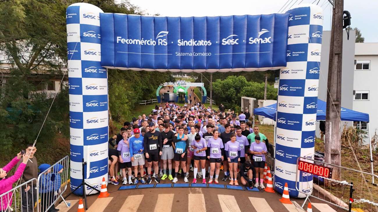 Recorde de inscritos, frio e premiações: 4ª Rústica de Tapejara supera expectativas e consolida evento esportivo na região