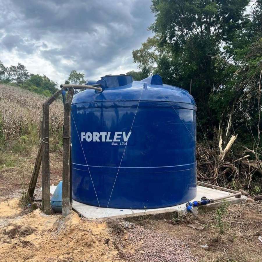 Charrua realiza limpeza de caixas d’água no interior na sexta-feira (26)